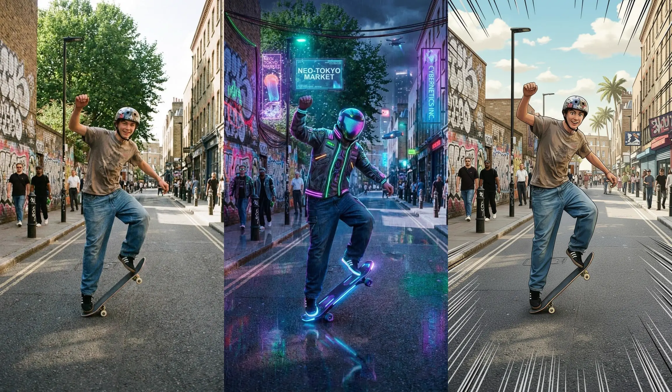 支持多风格艺术生成